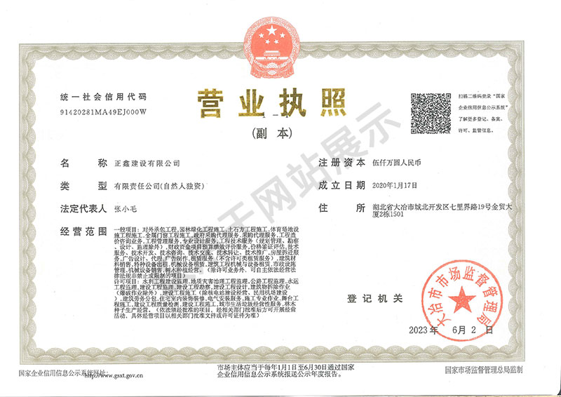 营业执照
